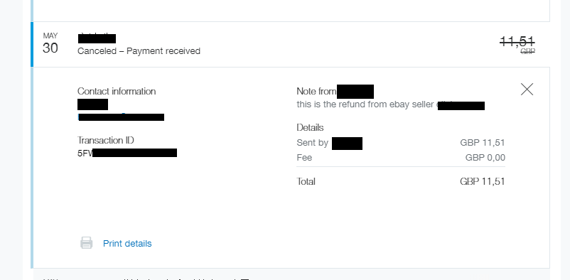 Paypal clearance cancelled payment