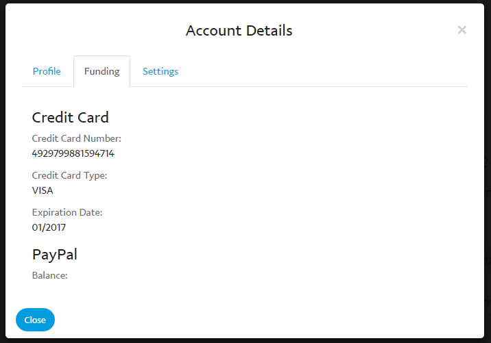 Test Card numbers for use PayPal sandbox - Community