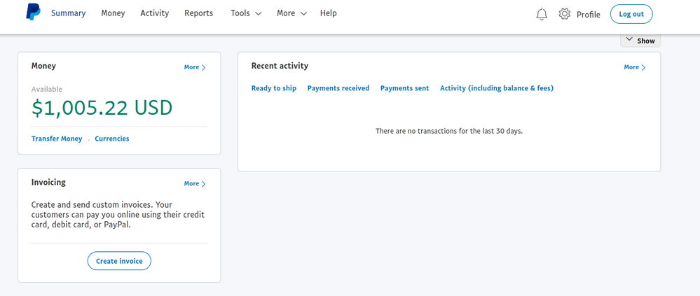 buy paypal account with balance