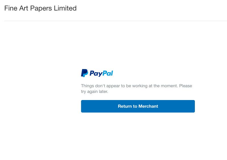 Paypal checkout not working on my website - PayPal Community