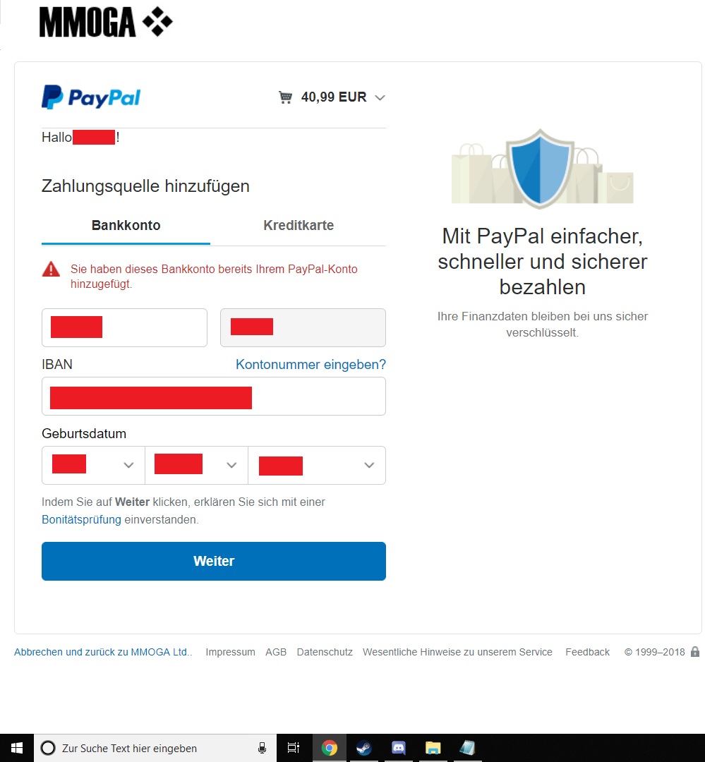Gelost Wir Konnen Ihre Zahlung Zurzeit Nicht Senden Seite 17 Paypal Community