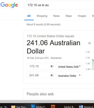 screenshot of currency coversion showing as 10 dollars less than payopal actually charged today.jpg