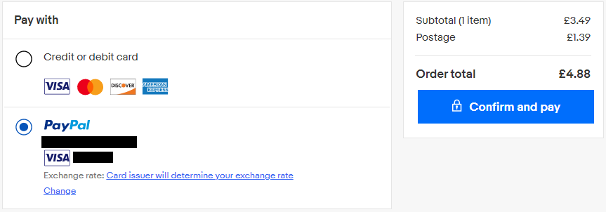 Paypal sales currency conversion